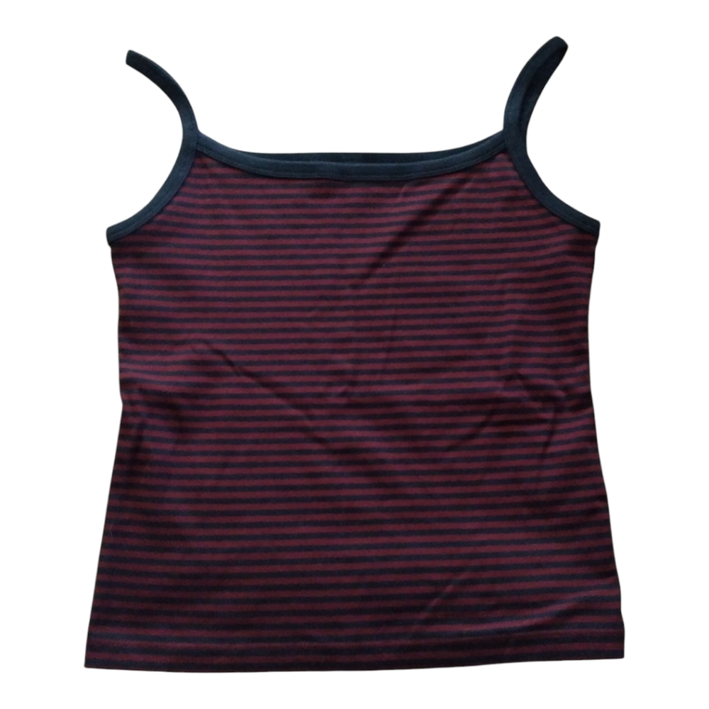 Uniqlo Red and Blue Striped Top